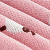pink lamb knitted cotton baby blanket