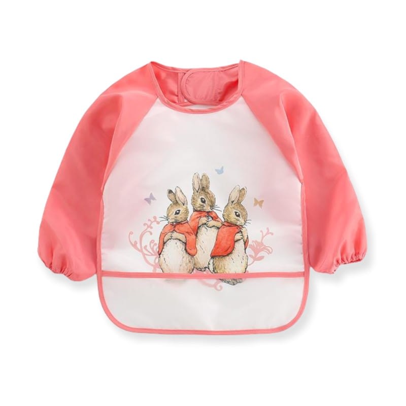 Pink Peter Rabbit Flopsy Bunny Coverall Bib